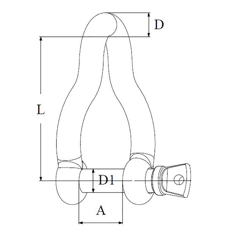 Schackel Vriden 6x12x36mm