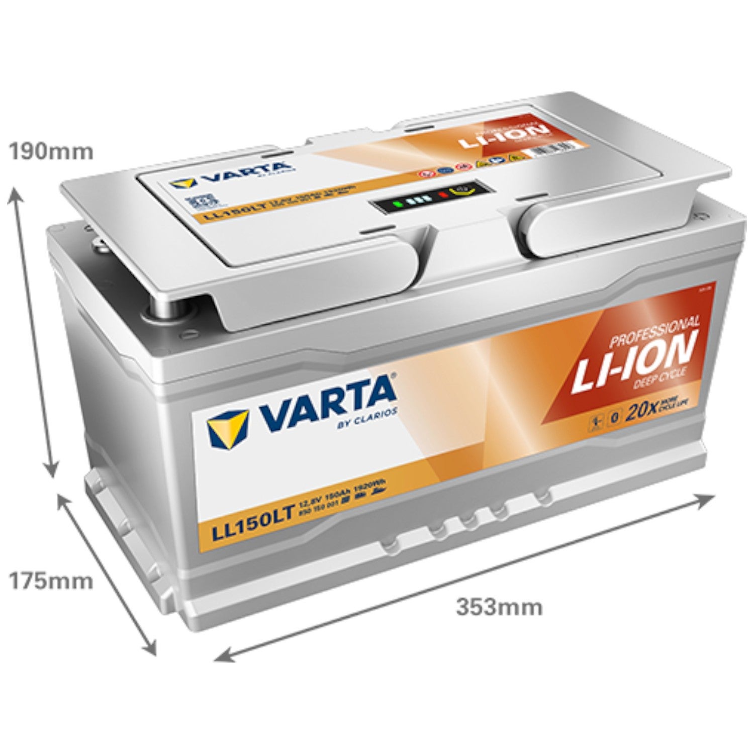 Litium Varta Ll150lt 150ah