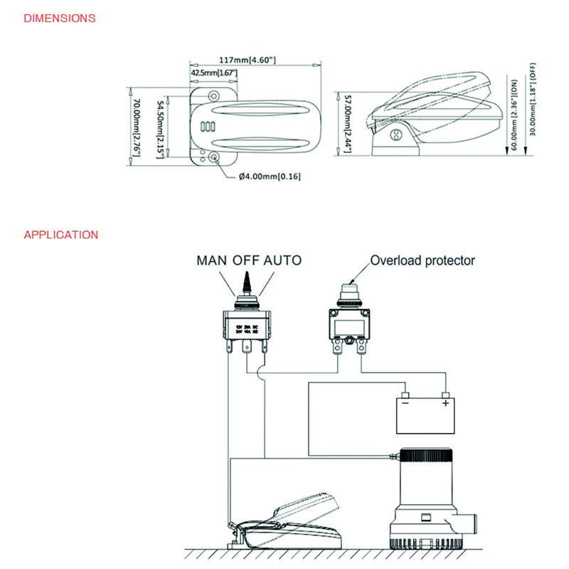 Nivåvakt 12v Max 18a