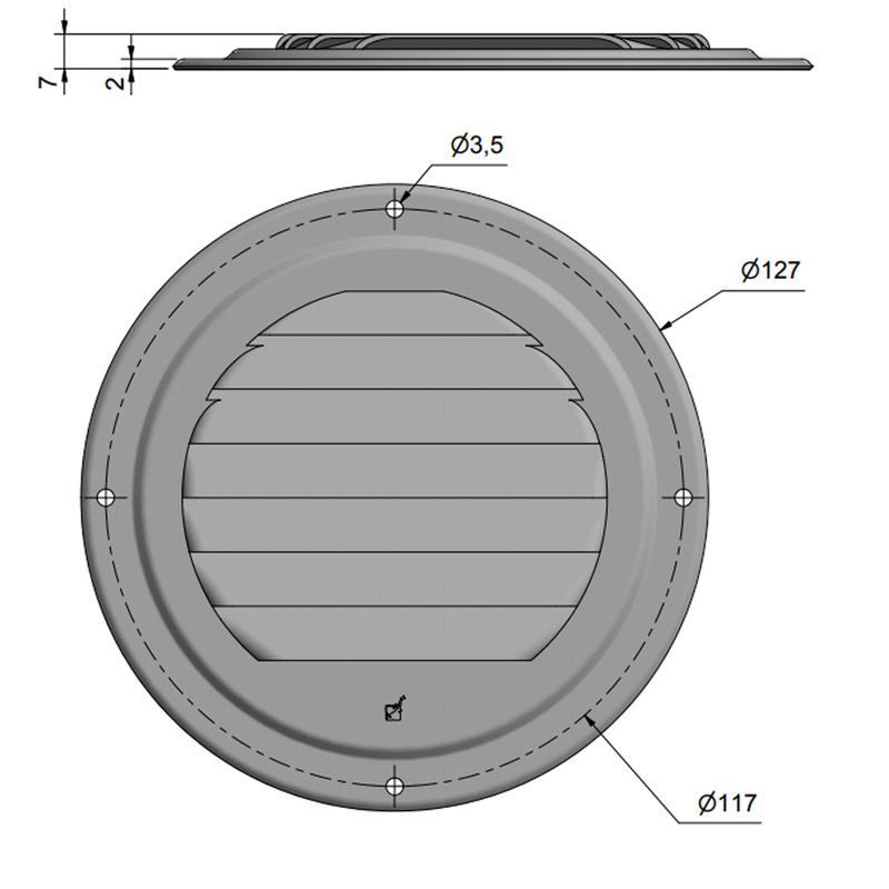 Ventilgaller 127 Rf304 Roca