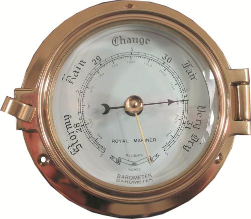 Barometer 115/85mm Krom