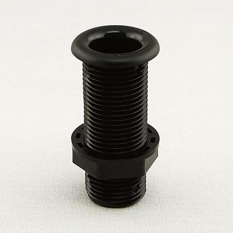 Genomföring 23x31x80mm Svart