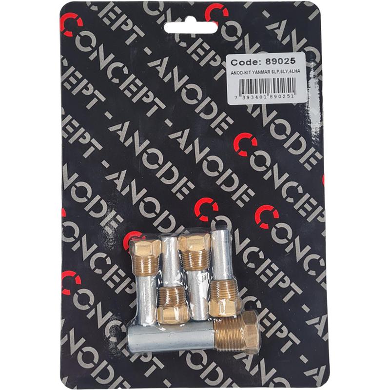 Anodkit Yanmar 6lp,6ly,4lha Zn