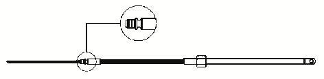 Styrkabel M58/c315 2,44m 8f