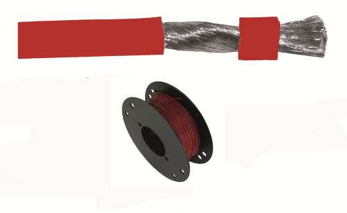 Kabel Röd 1,5mm 20m Förtent