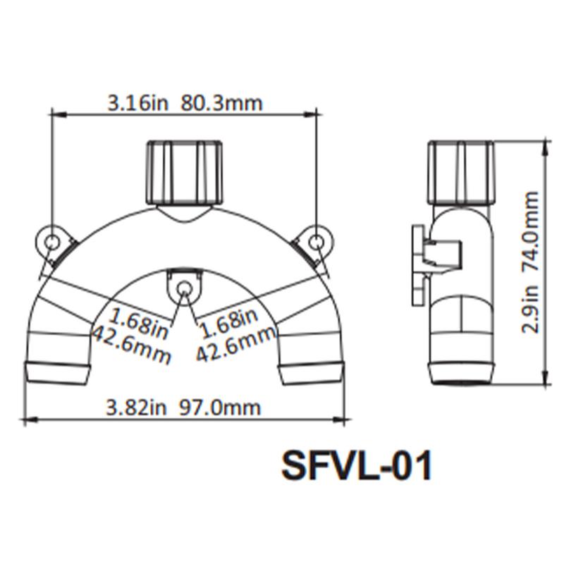Antihävert 19mm Seaflo