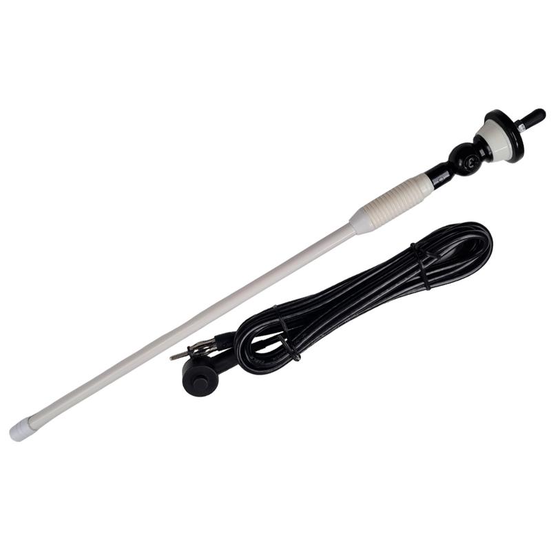 Antenn Fm/am 40,6cm Vit