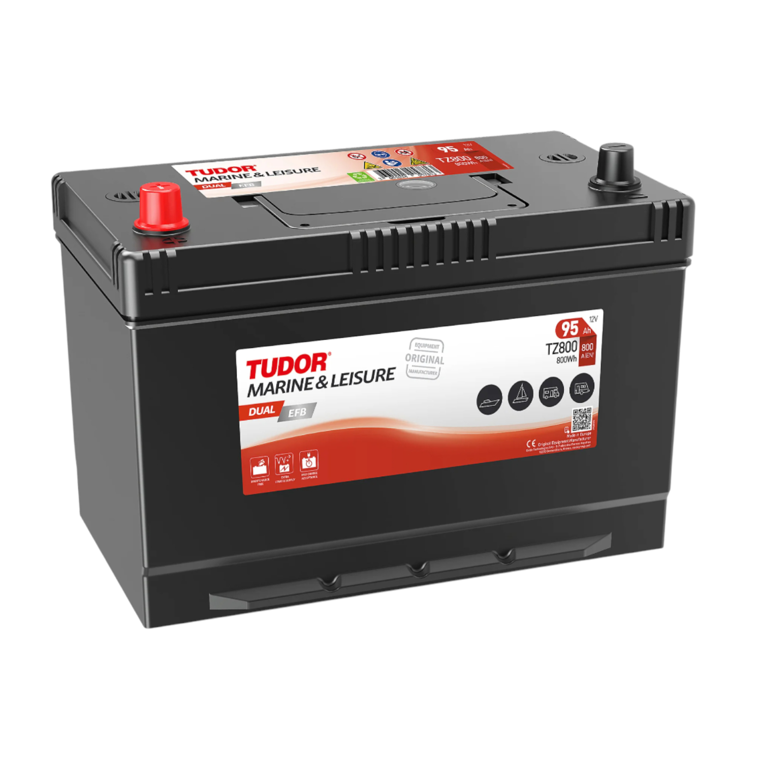 Batteri Tudor Efb Tz800 95ah