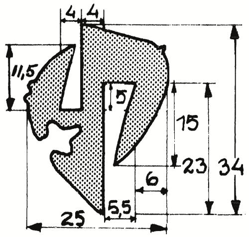 Glaslist Gl 40