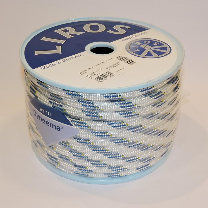 Dynamic Plus 12mm 30m Vit/blå