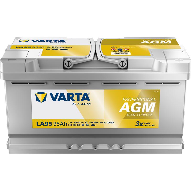 Batteri Varta Agm Dual 95ah