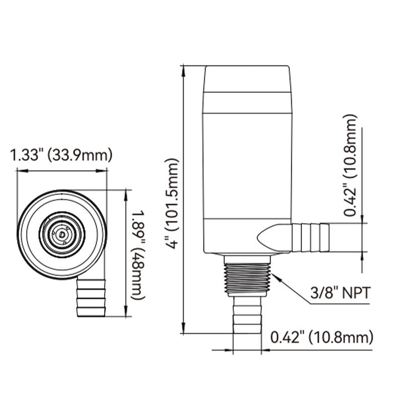 Pentrypump Med Kran 12v