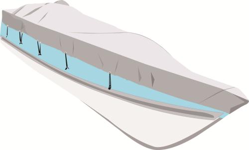 Båtkapell Överdrag 230-300cm