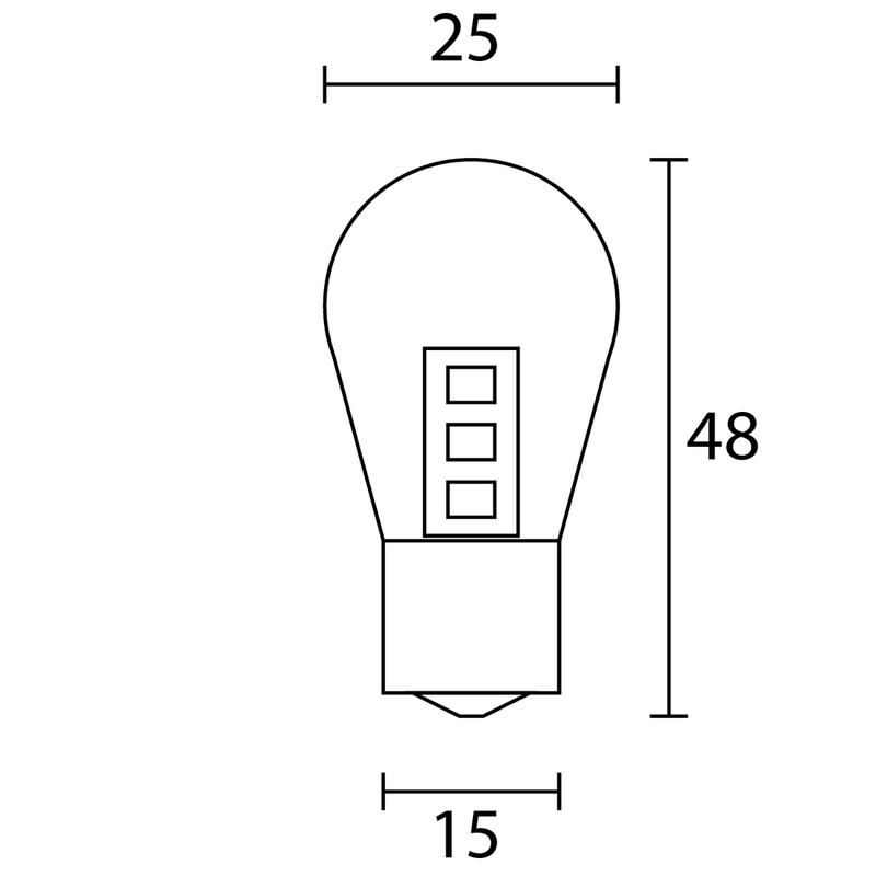 Ledlampa 10-30v Ba-d