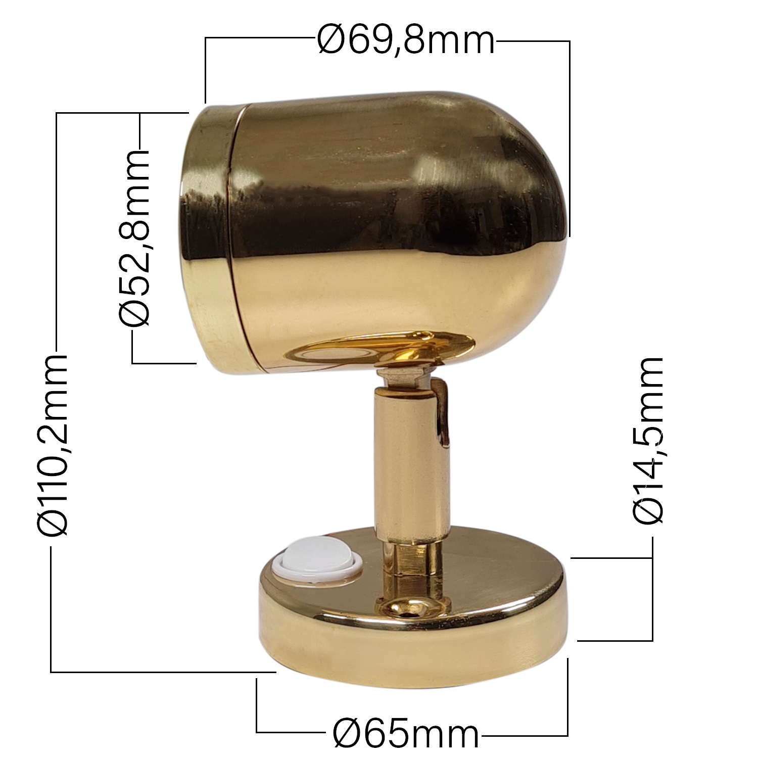 Lampa Krom Led