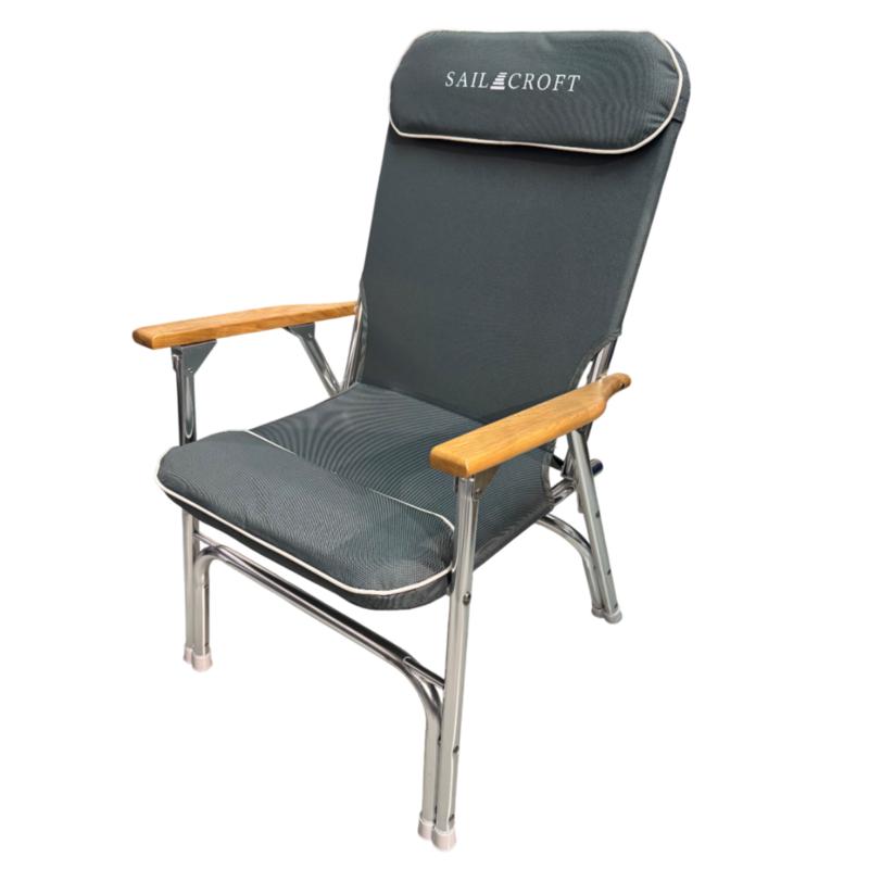 Däcksstol Sailcroft Deluxe Grå