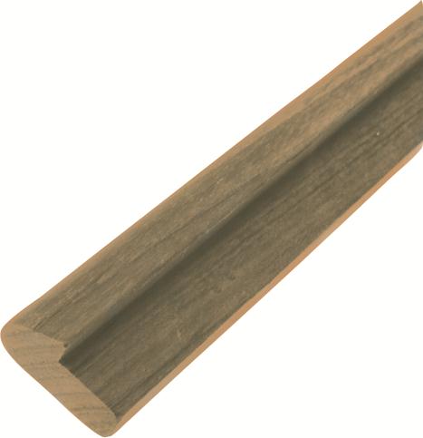 Kantlist Vinkel 41x21 Teak