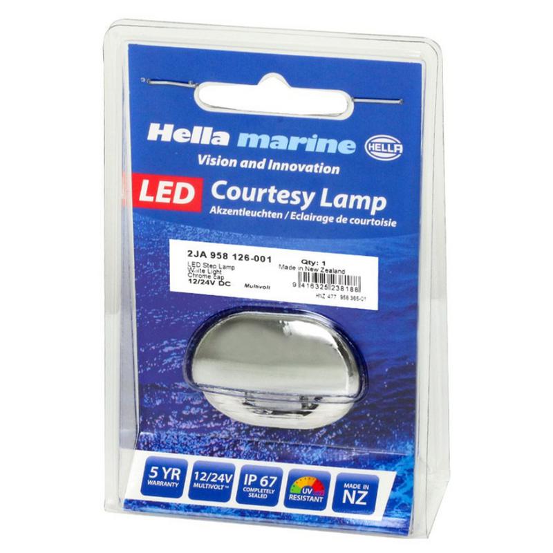Hella Step Light Varmvit Krom