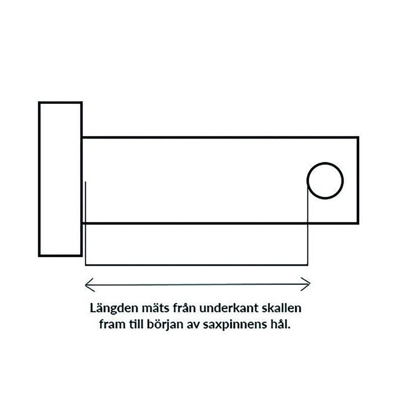 Riggbult 5x13mm (18mm) 2st