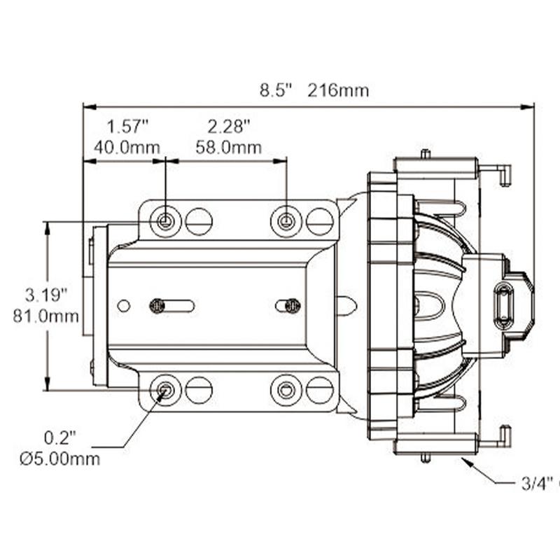 Pentrypump Seaflo 15l S-52a