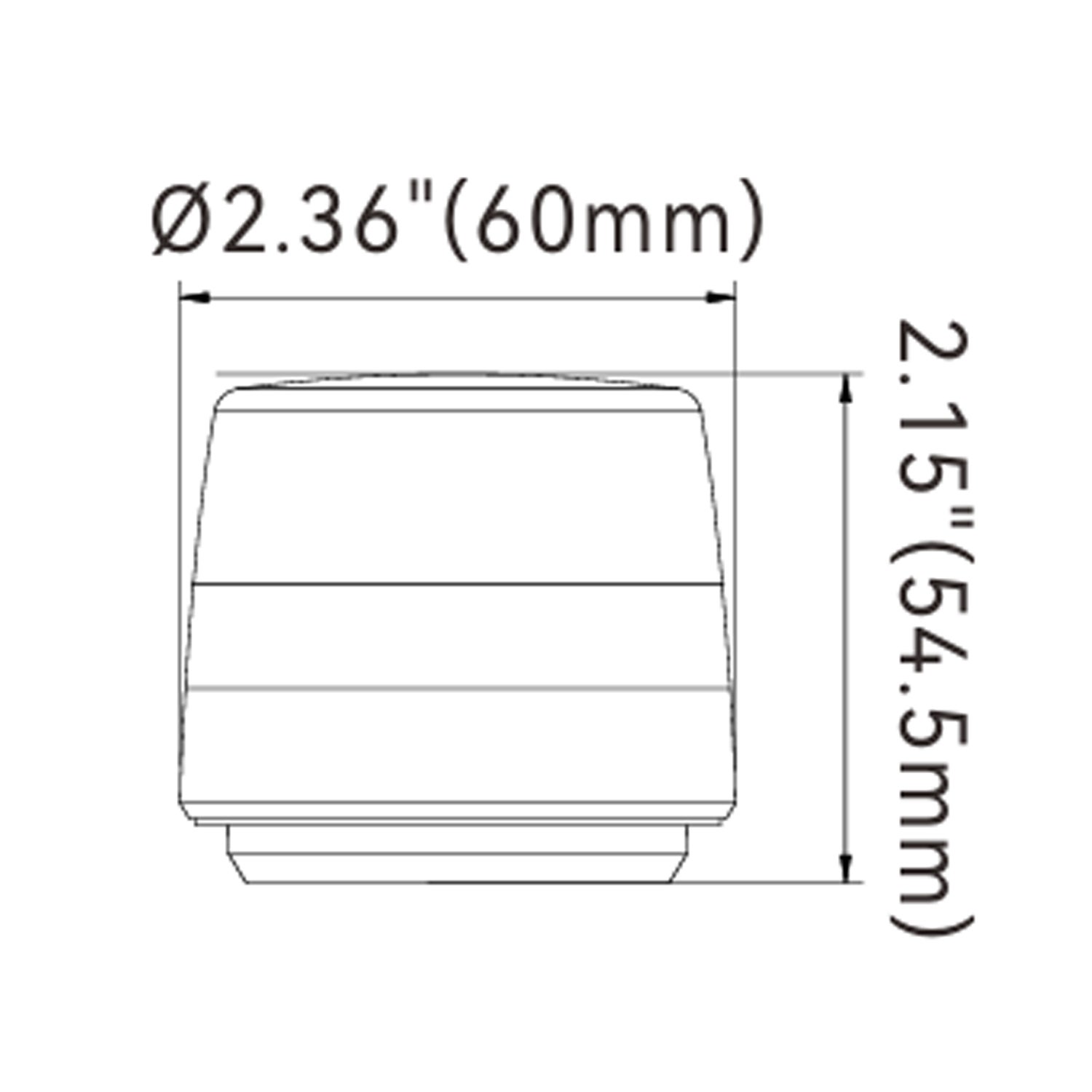Lanternstång Led 2" Fast Sv