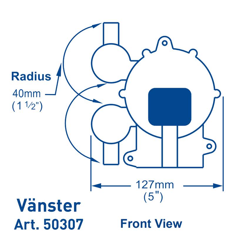 Fotpump Whale Mk3 Vänster