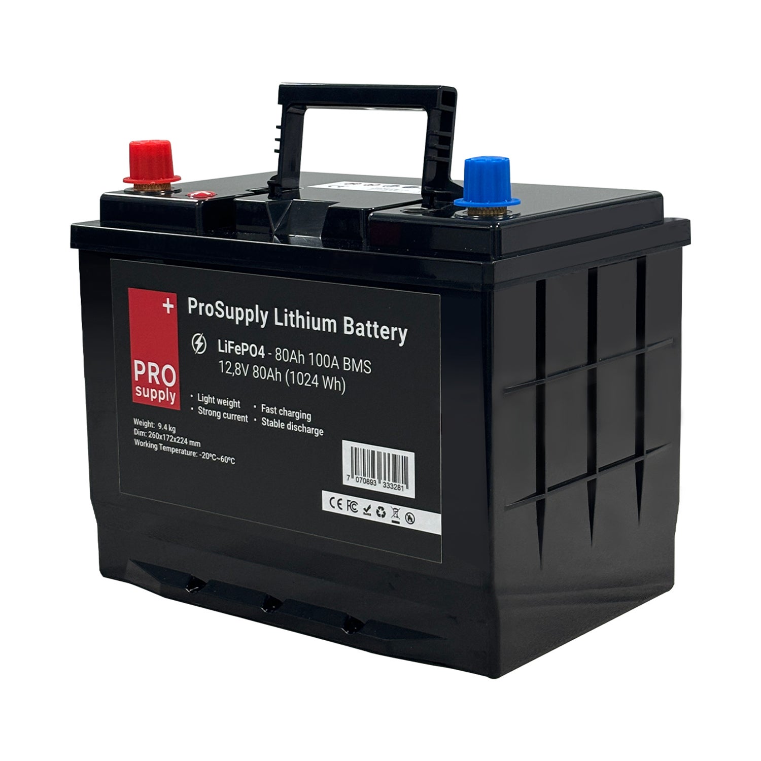 Litiumbatteri 12v 80ah