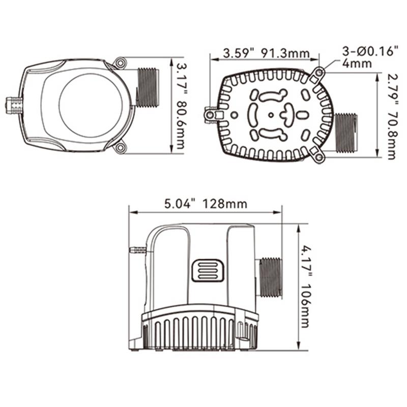 Automatisk Länspump 75l S17