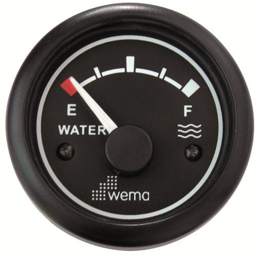 Vattentankmätare Wema Svart