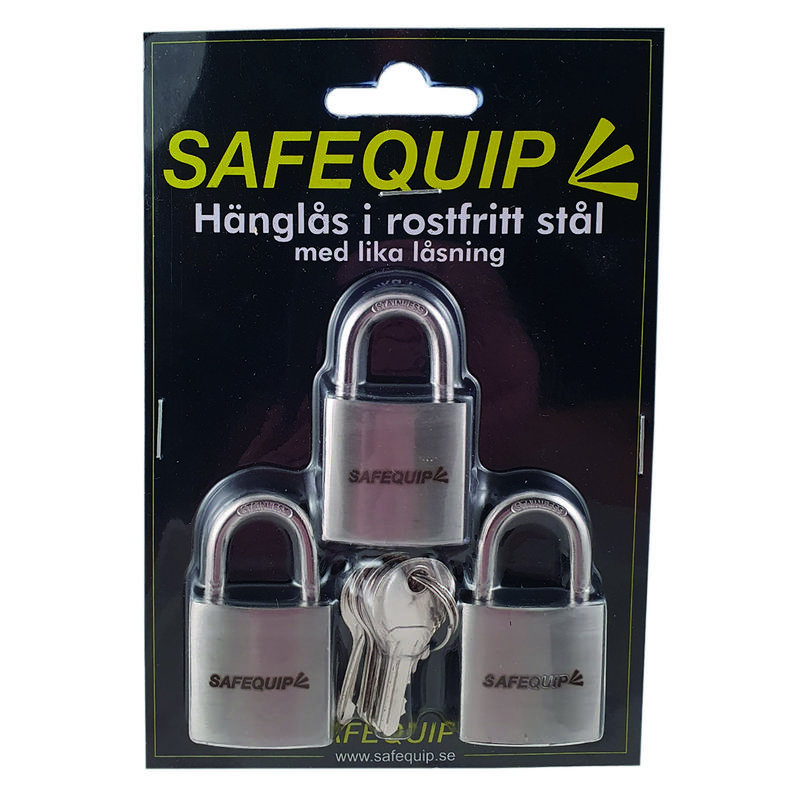 Hänglås Rf 30mm 3-pack