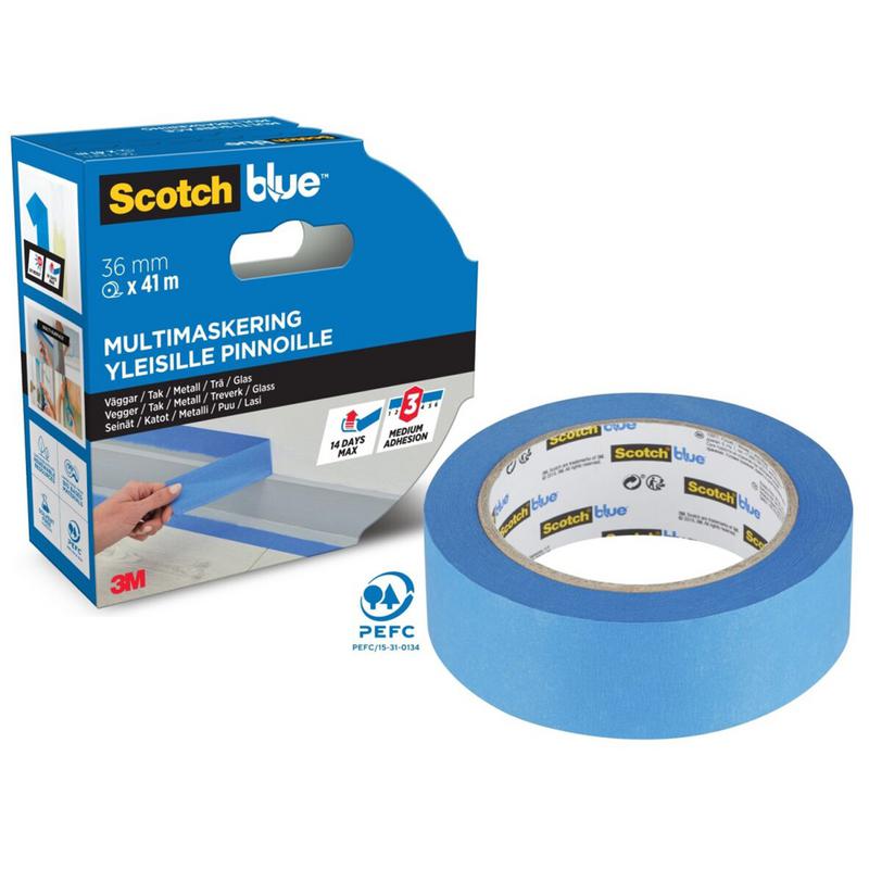 Masktejp Scotch Blue 36mm 41m