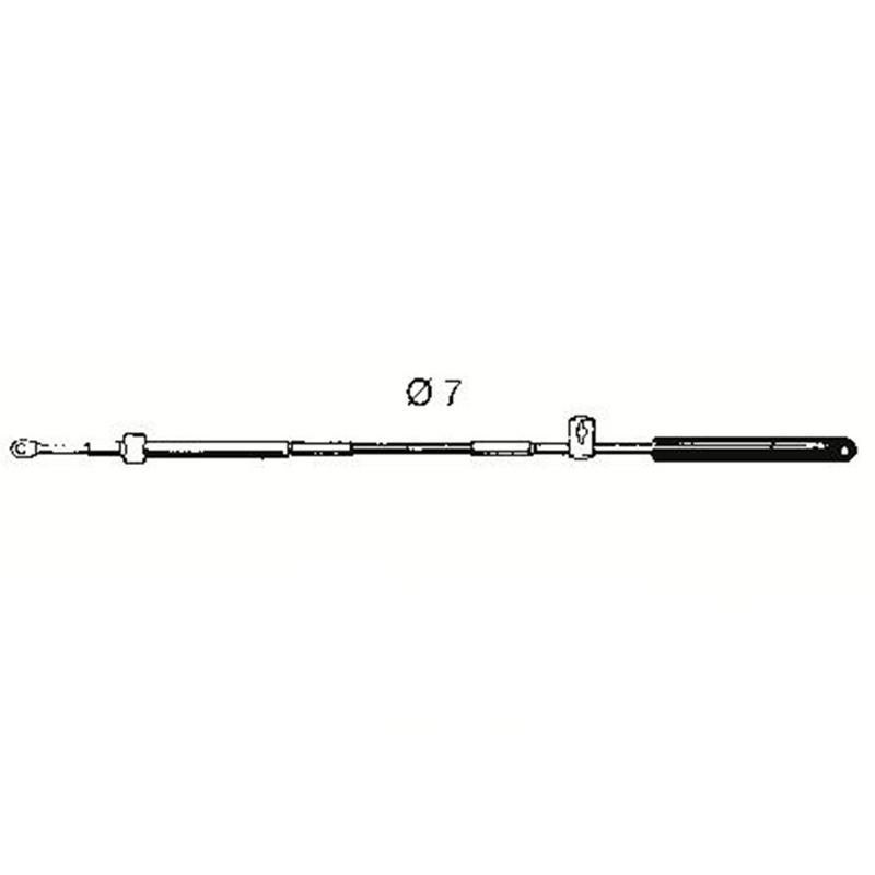 Reglagekabel Mercury 6f Gen1