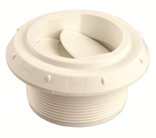 Utblås 60mm Stängbar Vit