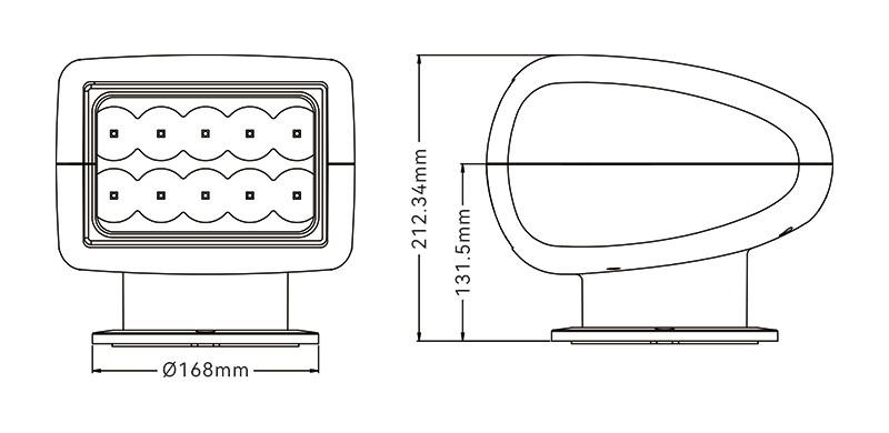 Strålkastare 35w Led Vit