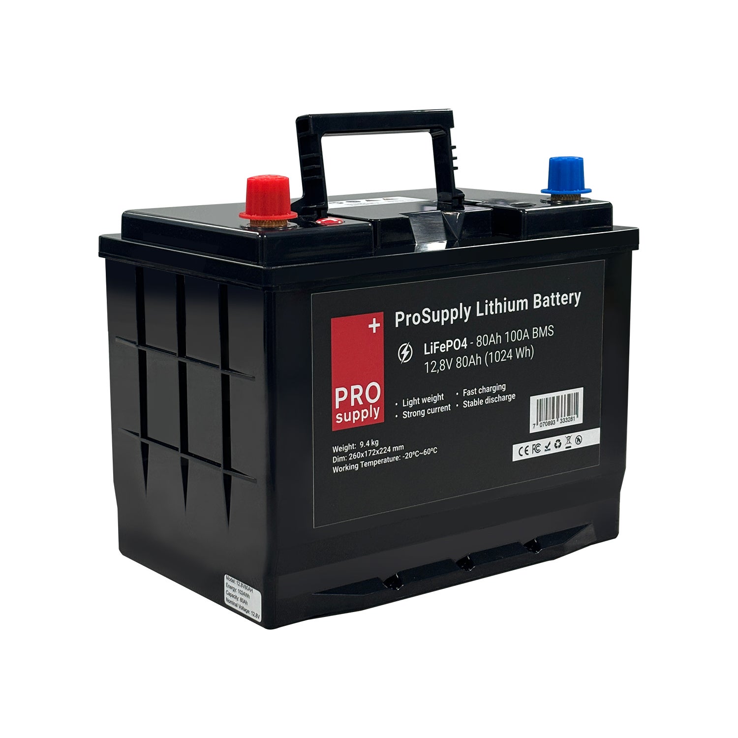 Litiumbatteri 12v 80ah