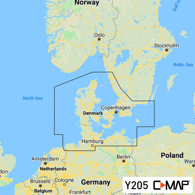C-map Discover Y205 Danmark