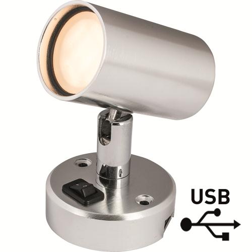 Lampa Tube D1 Med Usb