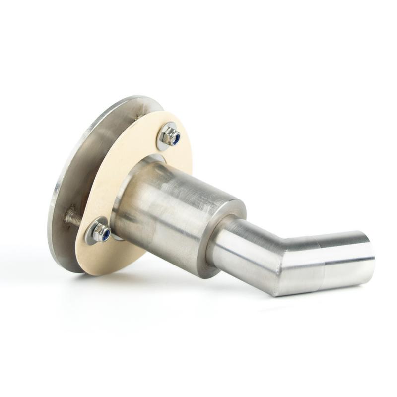 Avgasutsläpp 24mm Vinklad