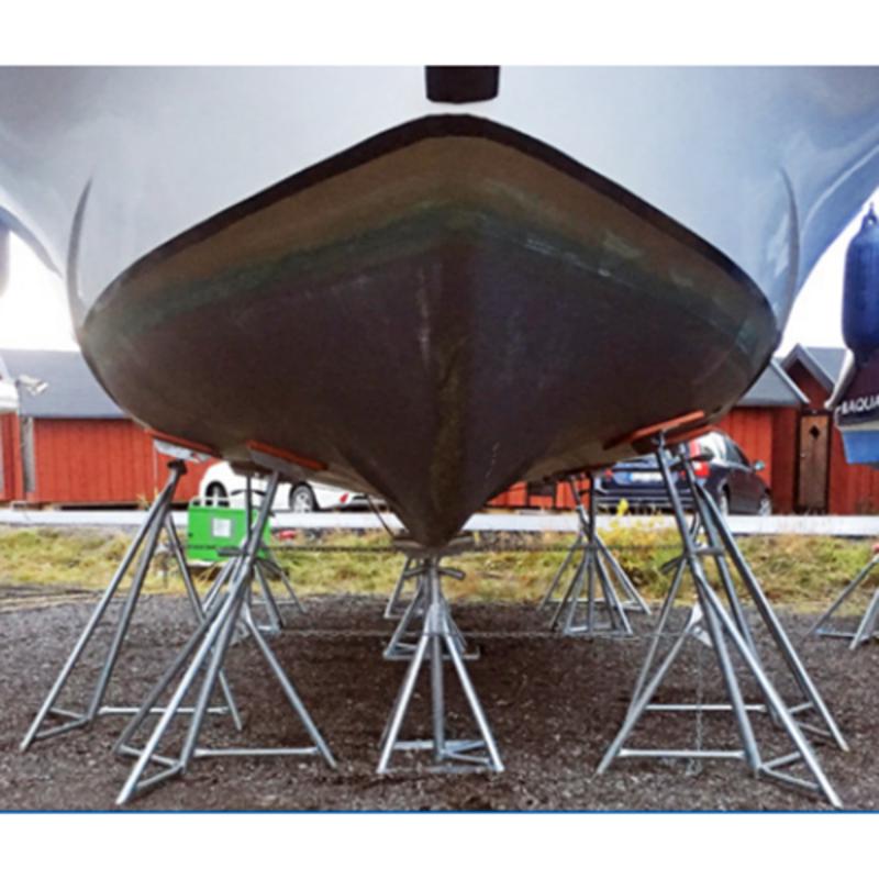 Motorbåtsstötta 60- Galv/kit