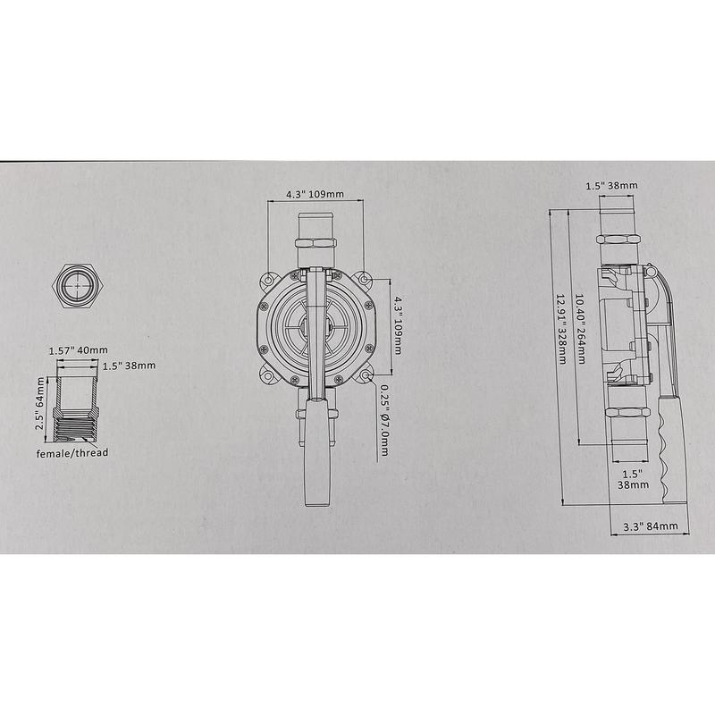 Handlänspump Seaflo 45l/min