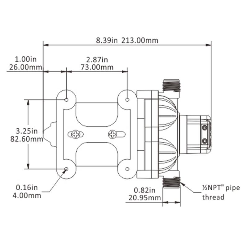 Pentrypump Seaflo 10l 12v