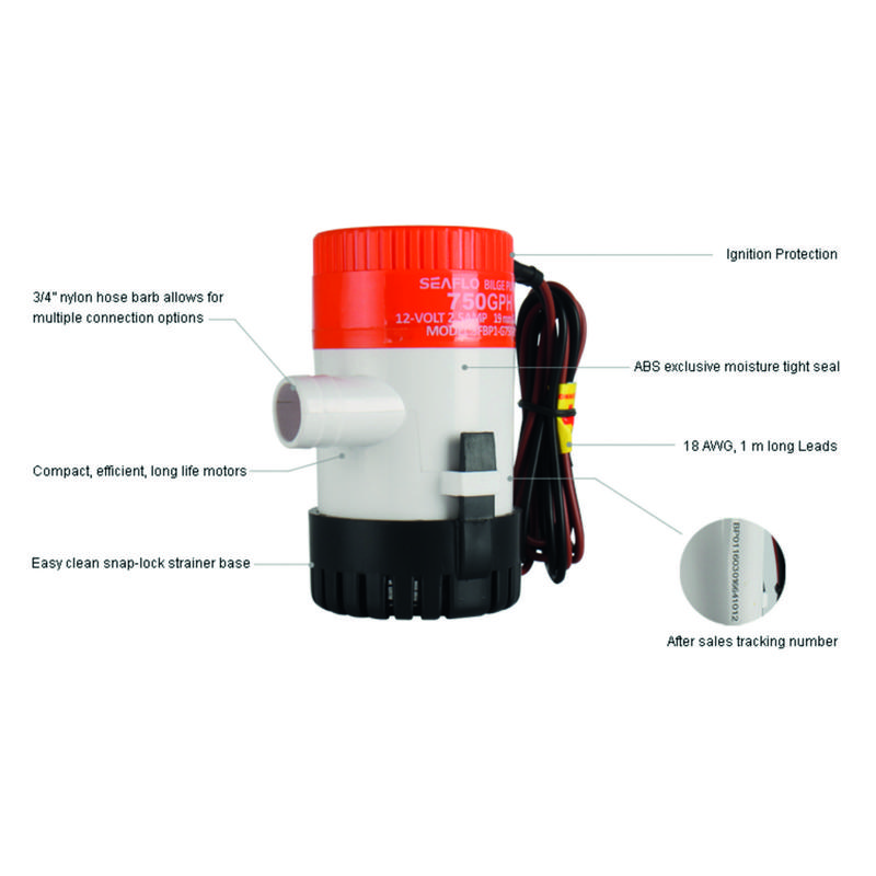 Länspump Seaflo 69l 12v