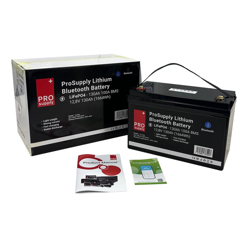 Litiumbatteri 12v 130ah Bt