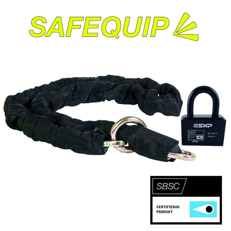 Låspaket Kl3 1,5m Kätting Safe