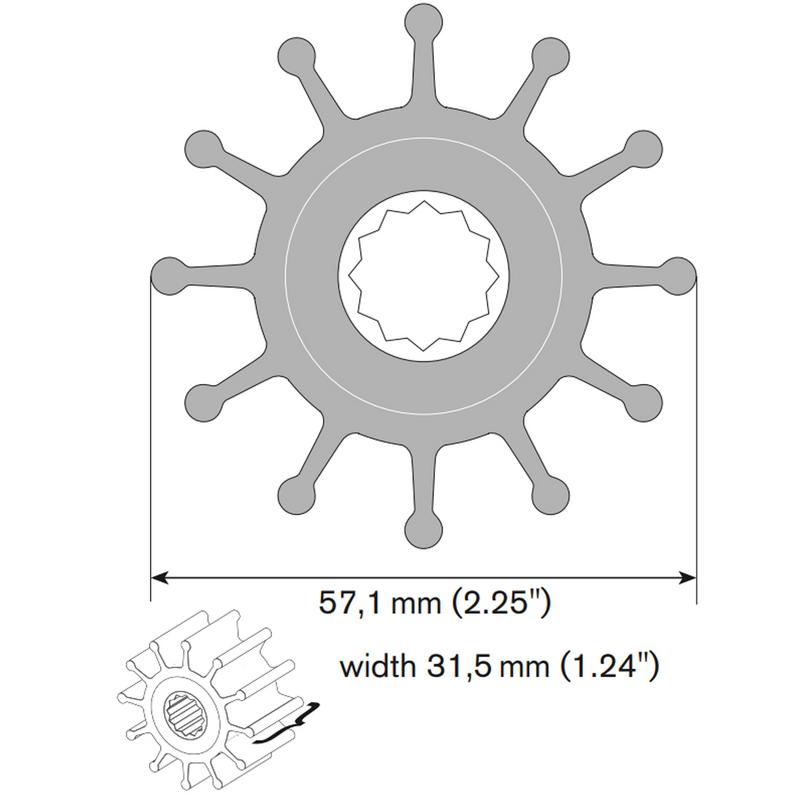 Impeller 09-1027b-1 Spx