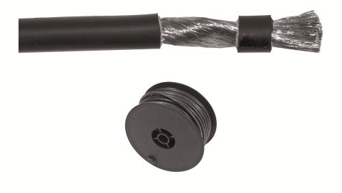 Kabel Svart 1,5mm 20m Förtent