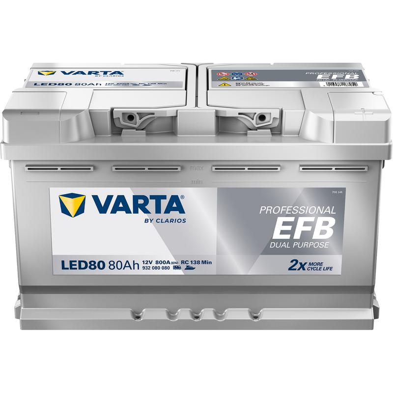 Batteri Varta Efb 80ah 800cca