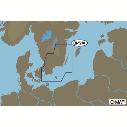 C-map Discover Y206 Västkusten