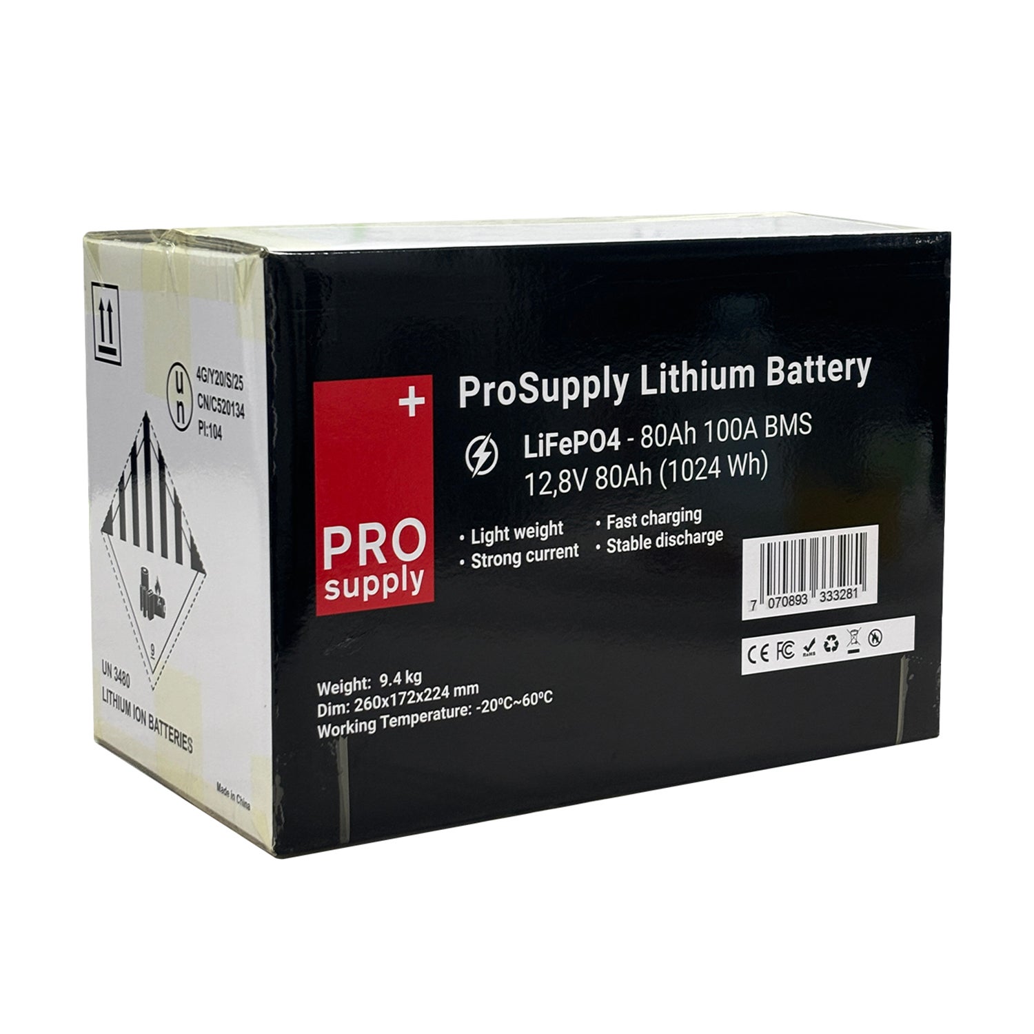 Litiumbatteri 12v 80ah