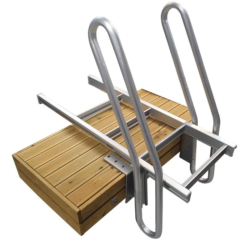 Bryggstege Alu Uppdragbar